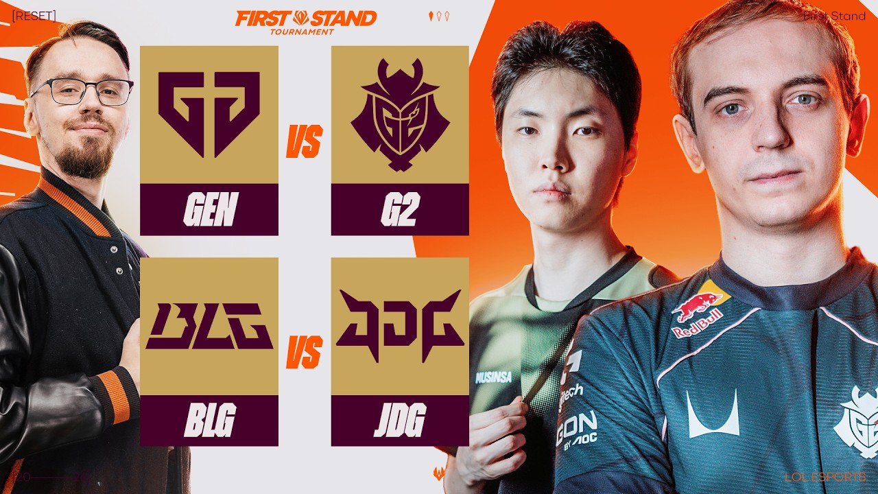 🔴NERVARIEN C0-STREAM🔴G2 ESPORTS vs GENG🔴JD GAMING vs BILIBILI GAMING🔴P&Oacute;ŁFINAŁY FIRST STAND 2026🔴