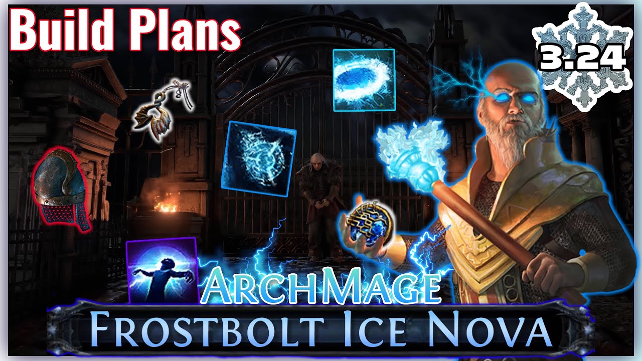 Goratha's Frostbolt Icenova Archmage Hierophant 3.24 Necropolis league start plans!
