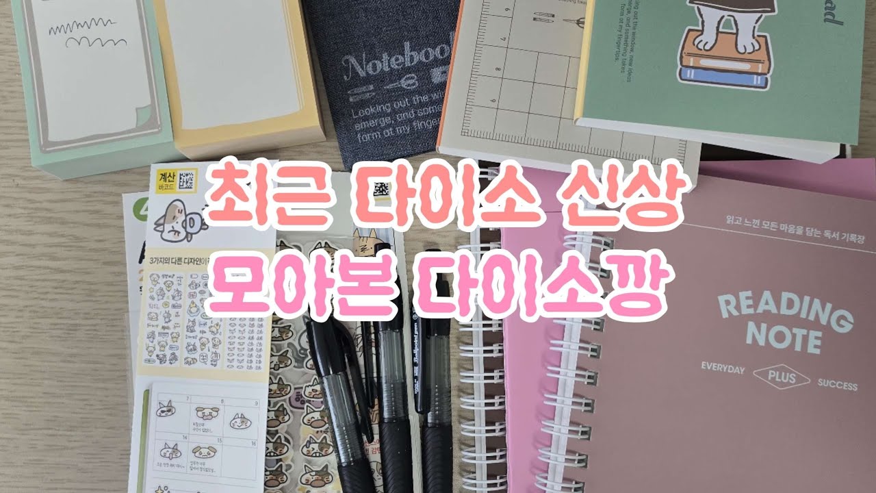 다이소 신상들 하율깡⭐️스몰워크샵|AI|모트모트