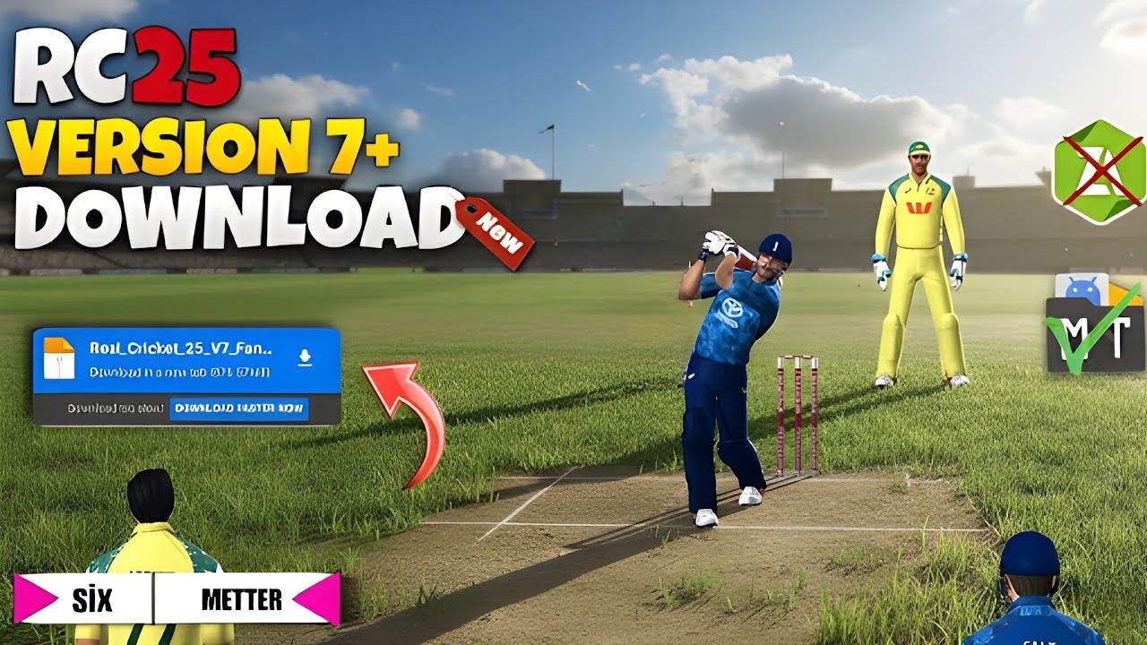 Real Cricket 25 v7+ | Загрузка и подача заявки 🔥 | Проблемы процесса Zarchiver