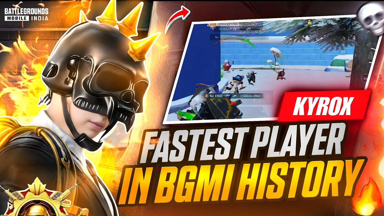 FASTEST PLAYER IN BGMI HISTORY ? ABSOLUTE CINEMA FOR JUST 4 MINS 🏴‍☠️💀