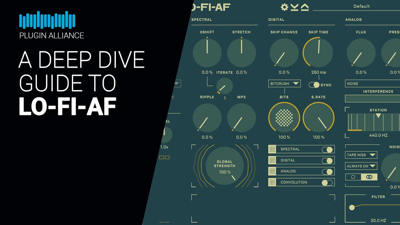 Глубокое погружение в LO-FI-AF от Unfiltered audio & Plugin Alliance — руководство-руководство