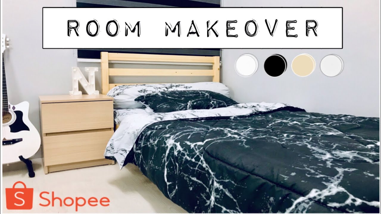 ROOM MAKEOVER | FROM MESSY ROOM TO COZY BEDROOM✨| Shopee | Malaysia