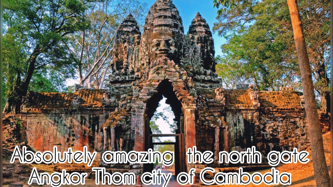 #amazingangkorthomgate# welcome to visit Angkor thom city of Cambodia.