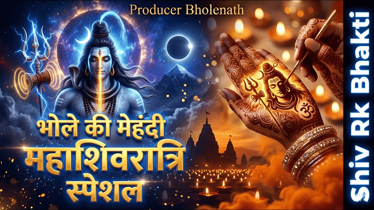 भोले की मेहंदी महाशिवरात्रि स्पेशल | Latest Shiv Bhajan 2026 | Official Music Video | Shiv Rk Bhakti