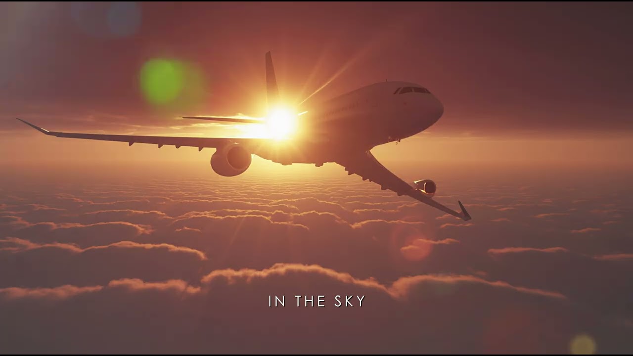 In The Sky I Cold Light Theory✈️A Song Feeling Something Awaken Within As The Clouds Drift Below