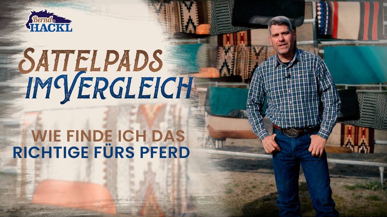 Das perfekte Sattelpad? Ein Vergleich | Bernd Hackl Horsemanship