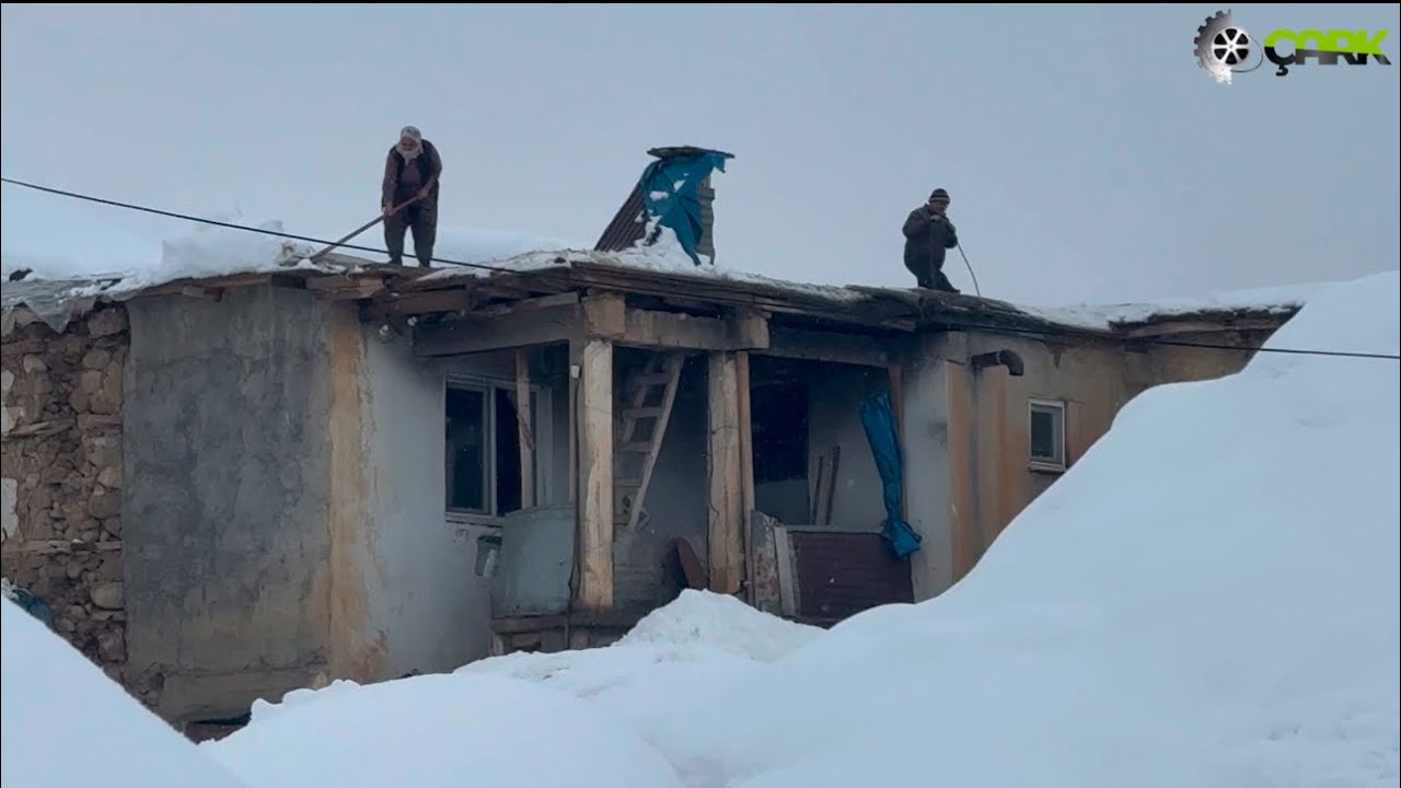 Dersim Ovacık’ta zorlu kış koşullarında yaşam mücadelesi 