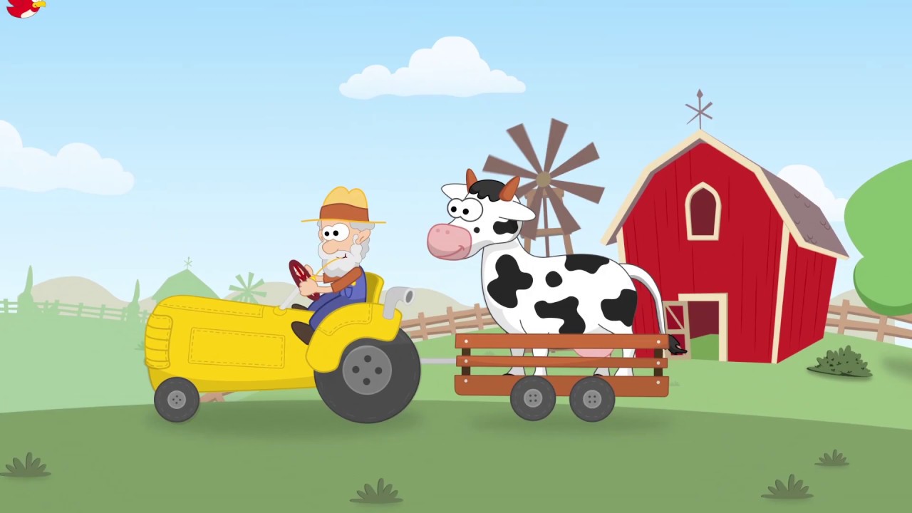 Mi burro, los pollitos y más animales de la granja cantando canciones infantiles