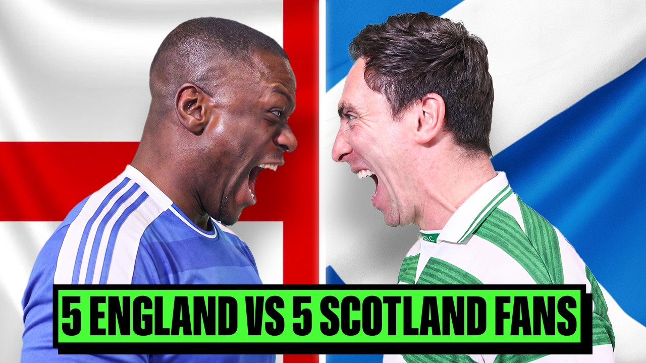 5 England vs 5 Scotland Fans ft. Scott Brown
