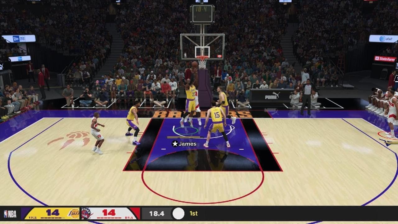 NBA 2K26 Toronto  rapters  vs lakers