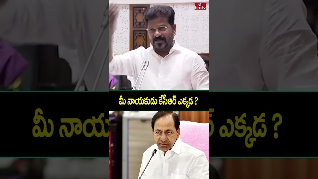 CM Revanth Reddy : మీ నాయకుడు కేసీఆర్ ఎక్కడ ? | Telangana Assembly | hmtv