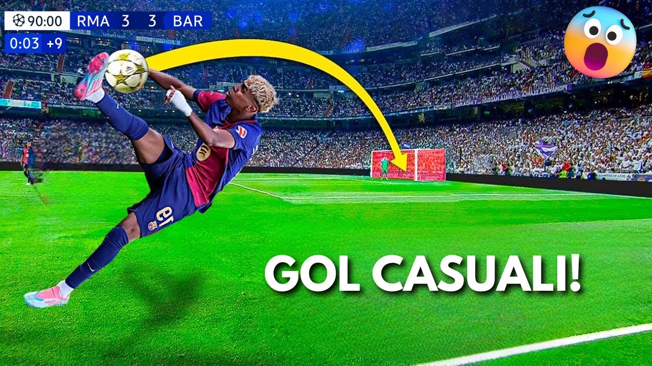 GOL CASUALI nel Calcio che non sarebbero dovuti ESISTERE!