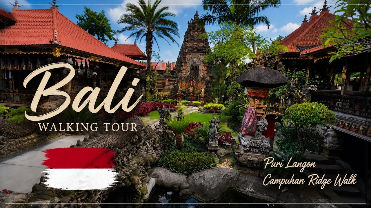 Puri Langon & Campuhan Ridge Walk - Indonezja - Bali [walking tour] Indonesia