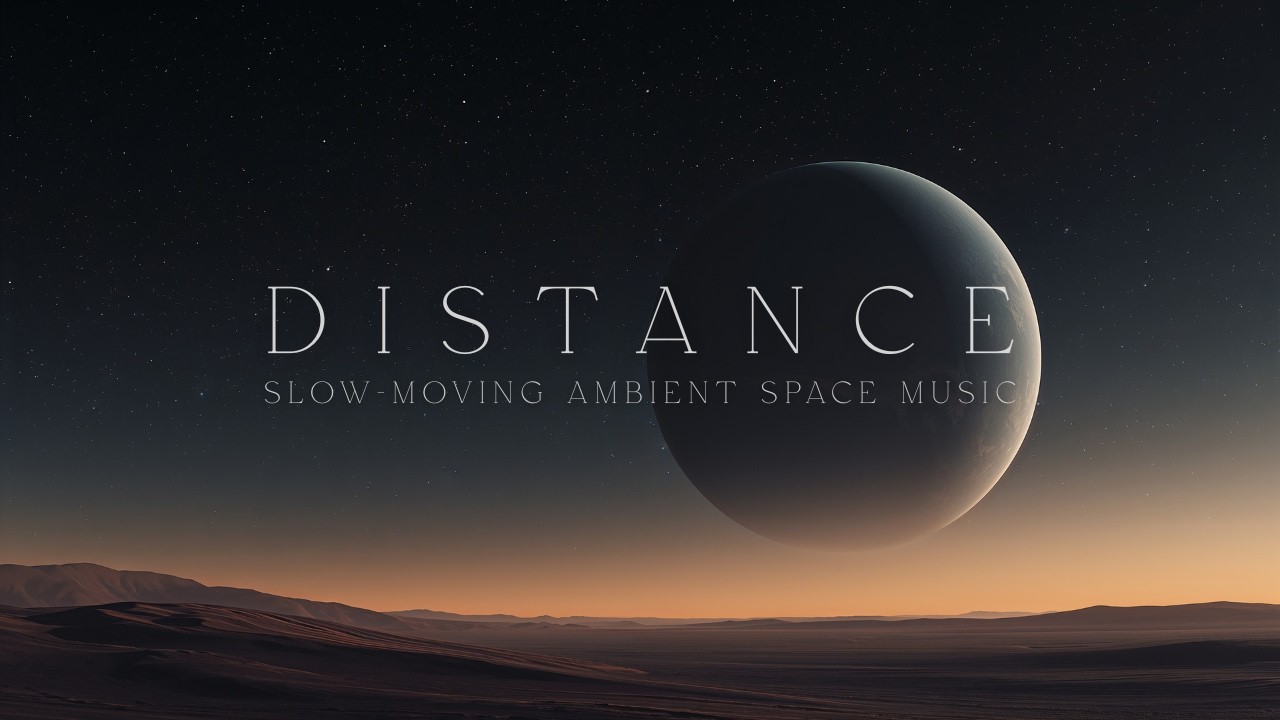 Distance | Slow Meditative Ambient Space Music for Endless Atmosphere - Deep Relaxation Music
