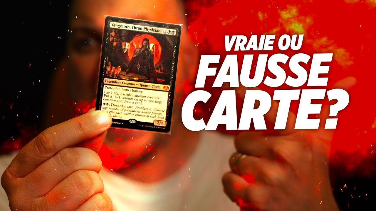 J'essaie de reconna&icirc;tre une fausse carte Magic