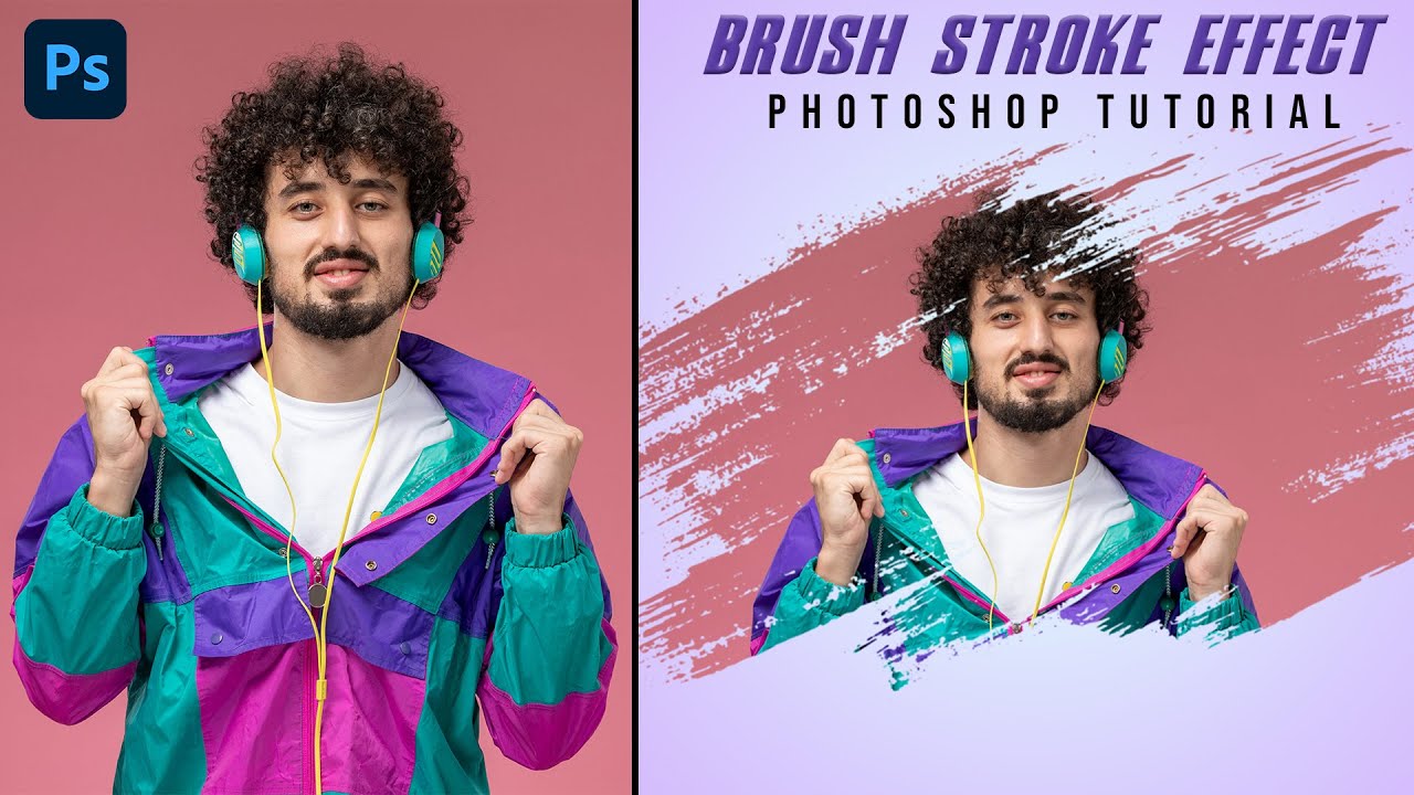 How To Create a Brush Stroke in Photoshop | Photoshop Tutorial