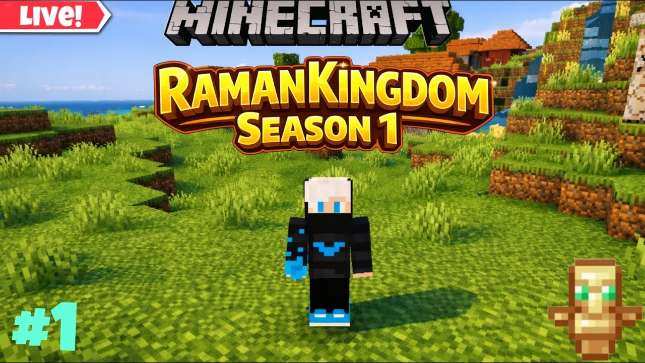 🔴 RamanKingdom Сезон 1 День 1 Прямая трансляция | Запускаю свой SMP-мир 👑