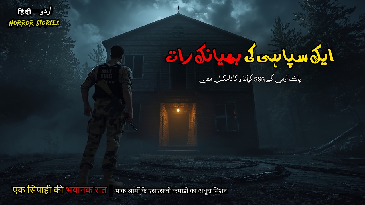 Pak Army Commando,s ka Manhoos Mission (True Horror) | Scary Story | Hindi Urdu Horror Story