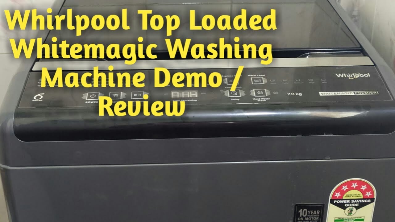 Whirlpool Top Load Washing Machine Demo | How To Use Whirlpool Fully Automatic Washing Machine