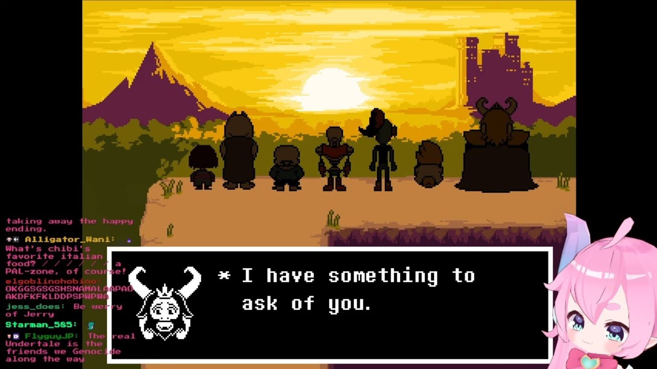 Chibidoki Streams Undertale | Pacifist Run Finale