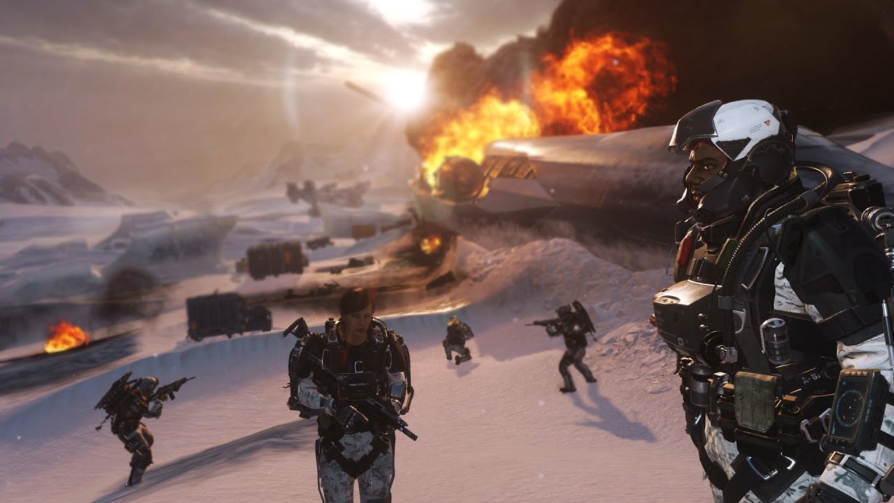 Call of Duty: Advanced Warfare - Gameplay (Jetpack, Plane Hijacking, Antarctica)