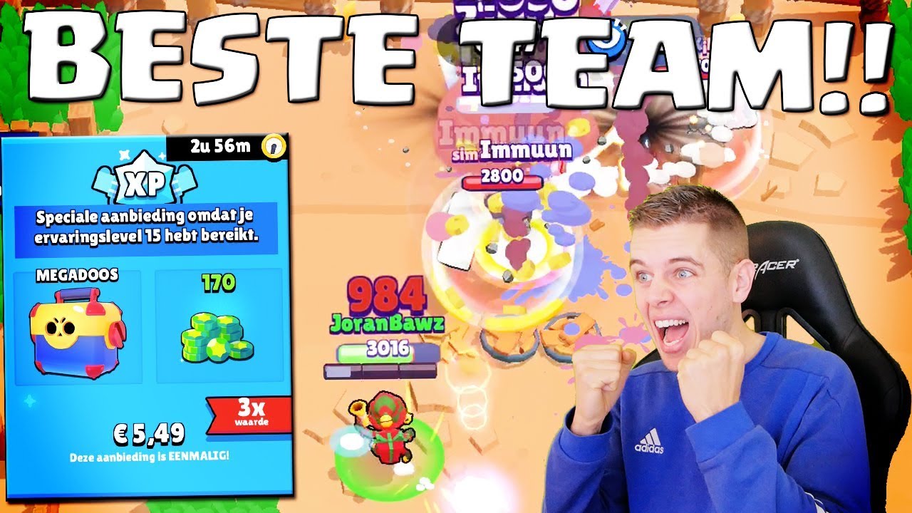 BESTE BRAWL STARS TEAM + DIKKE AANKOOP!! NEDERLANDS