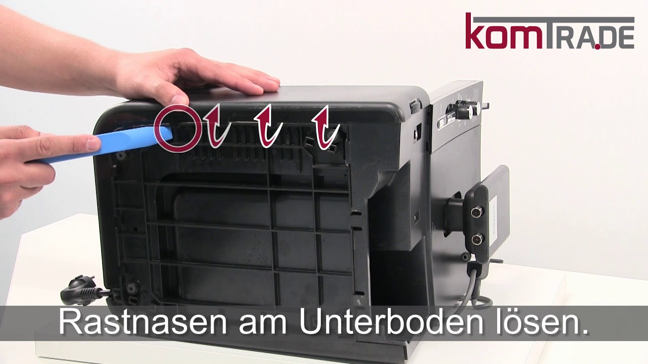 Siemens EQ.5 Serie Reparaturanleitung Gehäuse öffnen-schließen