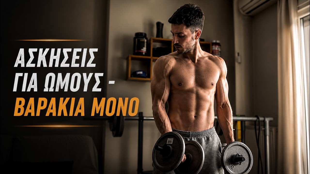 Ασκήσεις για Ώμους με ΒΑΡΑΚΙΑ - Shoulder Dumbbell Workout - Hit Every (Delt) Muscle