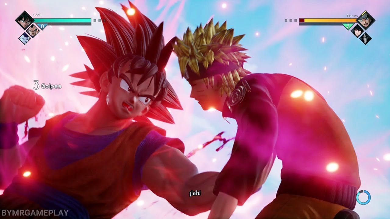 Jump Force Dragonball vs Naruto (CPU vs CPU)