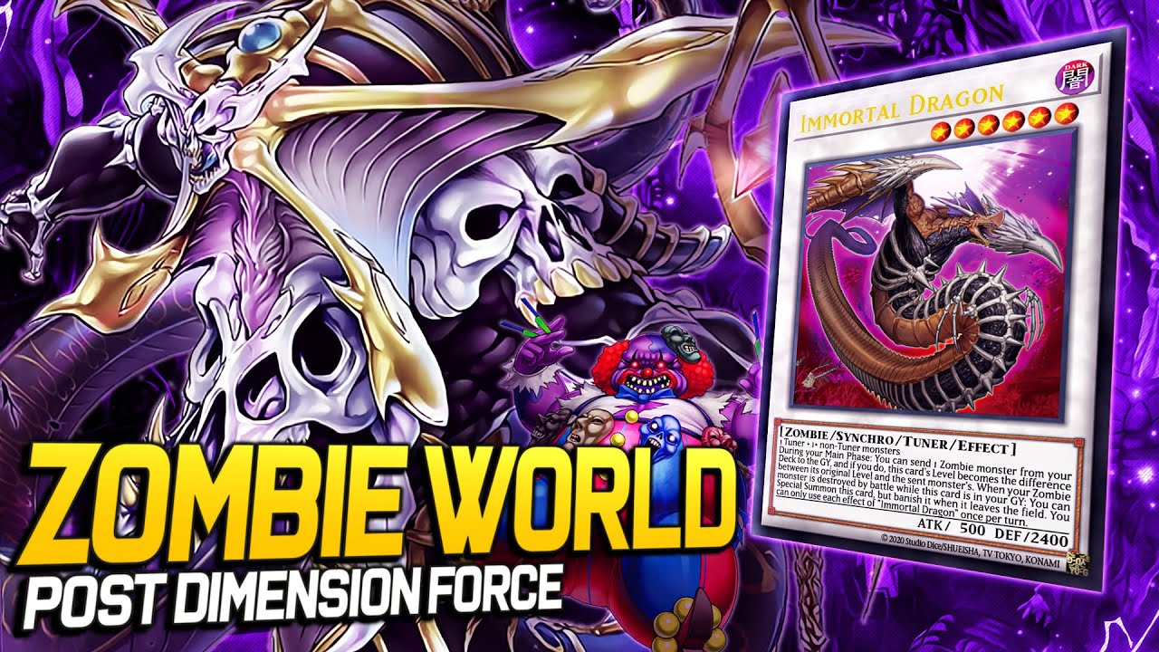 Zombie World 💀- Post Dimension Force| Replays 🎮  +  Decklist ✔️ | EDOPRO
