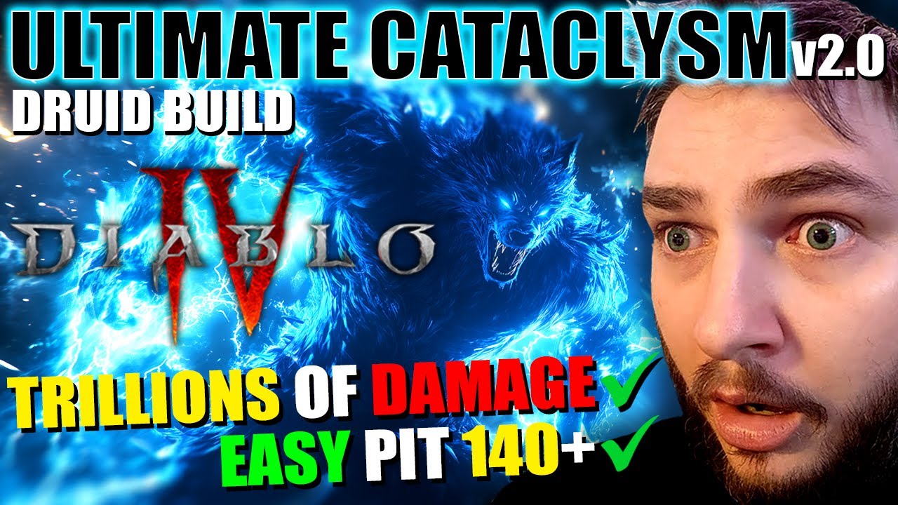 Diablo 4 - ULTIMATE Cataclysm v2.0 Druid Build (S+ Tier VERY STRONG) Best Season 7 Druid Build!