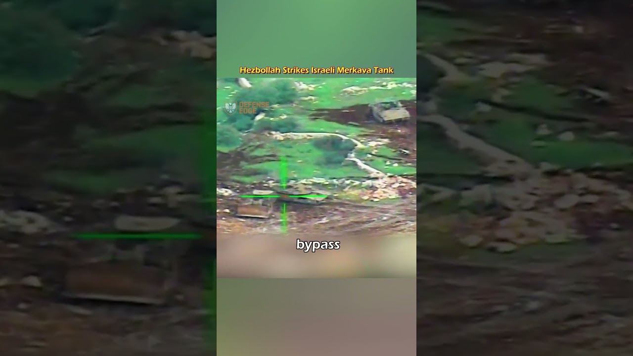 Hezbollah&rsquo;s Almas Missile Destroys Israeli Merkava Mk-4M Tank