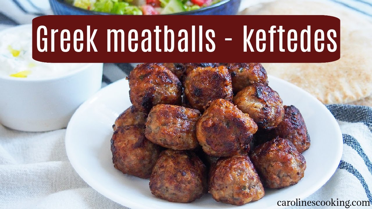 Greek meatballs - keftedes
