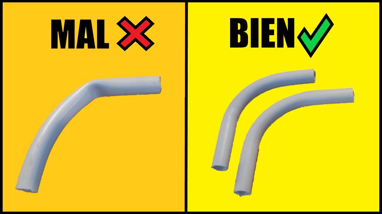 COMO DOBLAR TUBOS DE PVC MUY FÁCIL Y ECONÓMICO👌🔥👍💯✔
