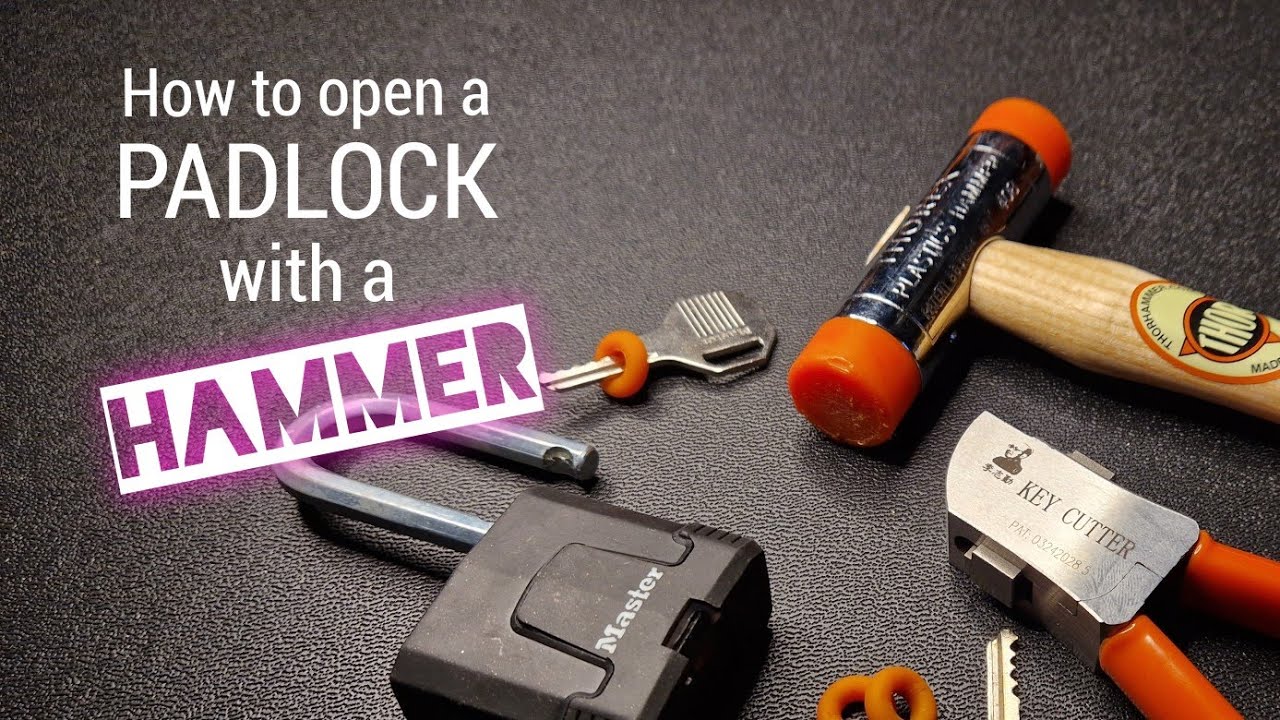 Как открыть замок Masterlock с помощью бампинга
