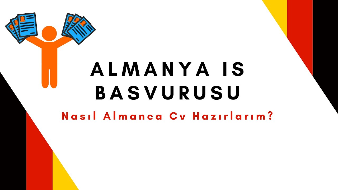 Nasıl Almanca CV Hazırlarım?
