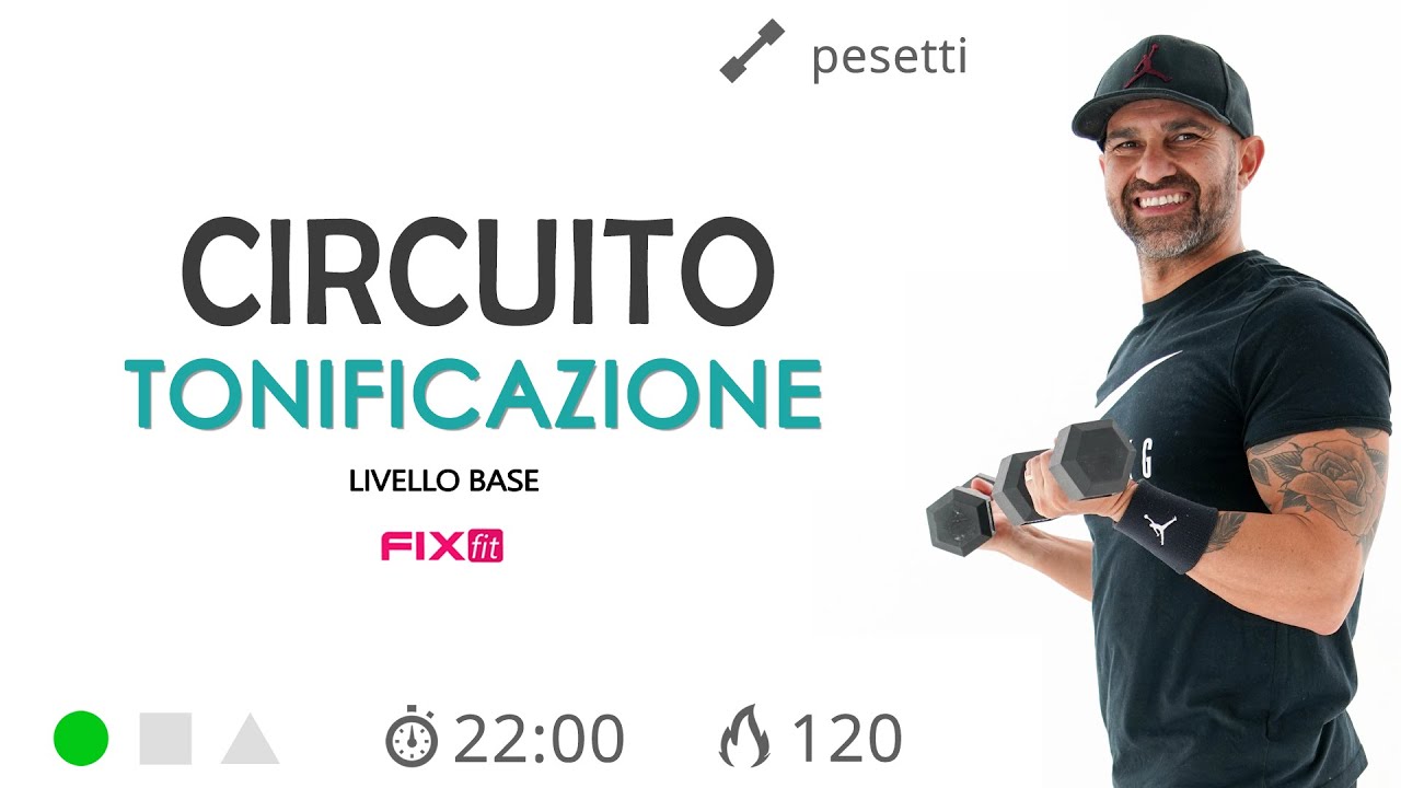 20 Minuti: Circuito Tonificazione Senza Salti Per Principianti