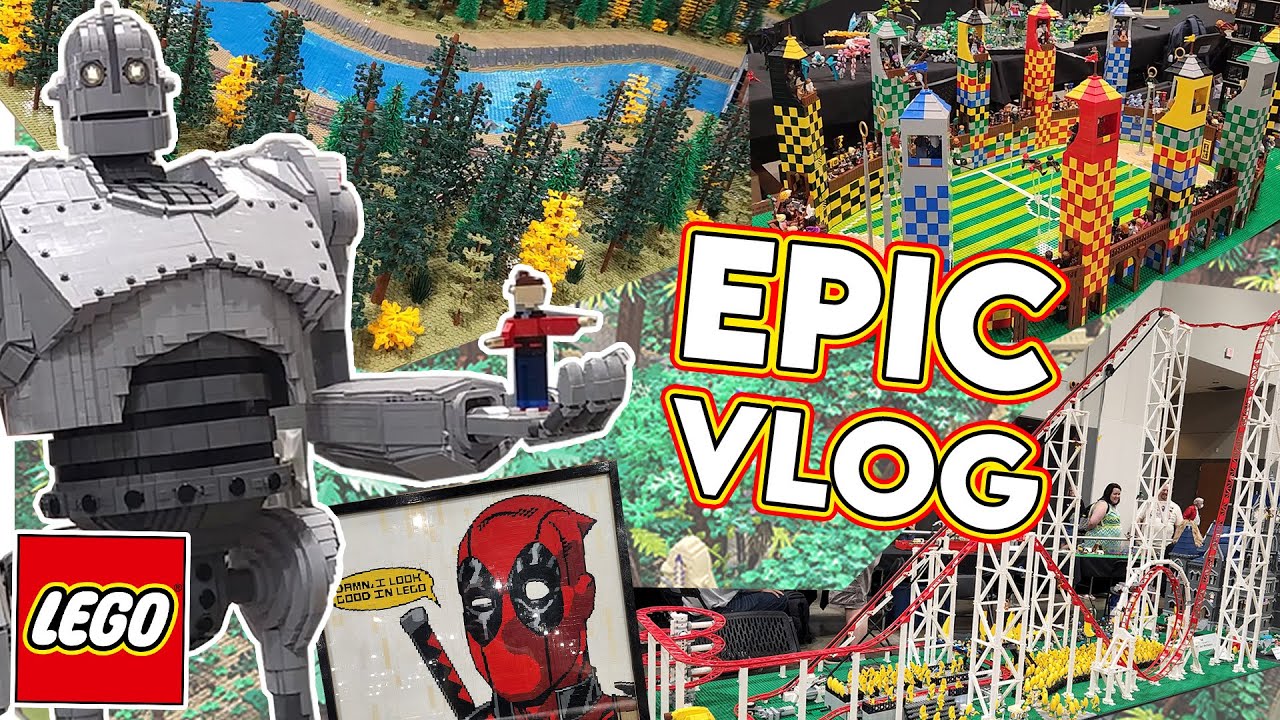 EPIC Custom LEGO at BRICKWORLD Chicago! Day 2 VLOG