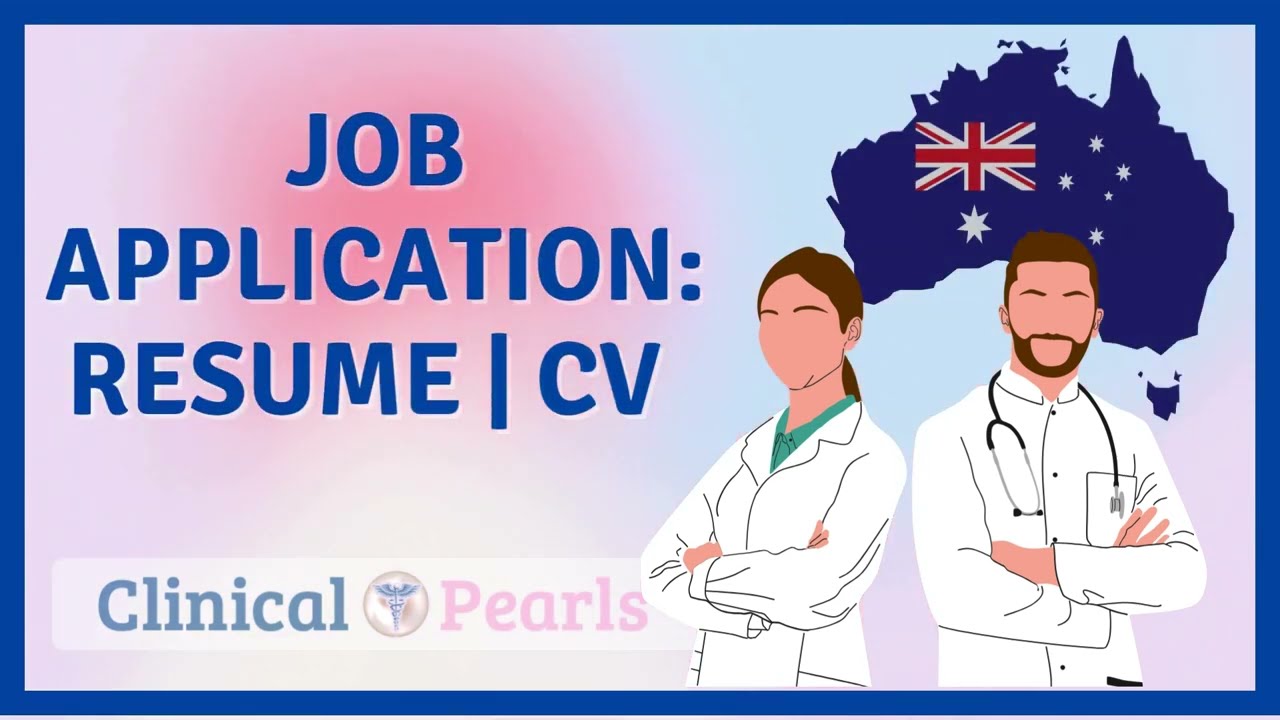 Job Application | Resume / CV Template | How to land a job interview as an RMO or GP | AHPRA IMG