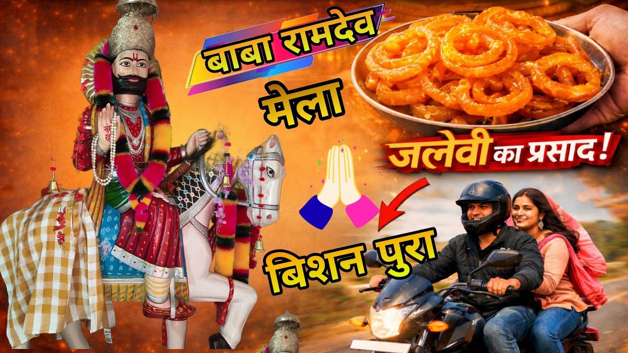 बाबा रामदेव मेला 2026 | बिशनपुरा मंदिर का शानदार मेला