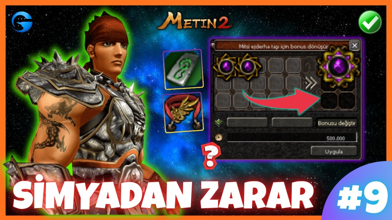 AMETİST BİZİ BATIRDI ? l KÜÇÜK KUTSAMA İLE GELEN EFSUN l X200 ADET ALTIN KRAL ? l Metin2TR Ezel #9