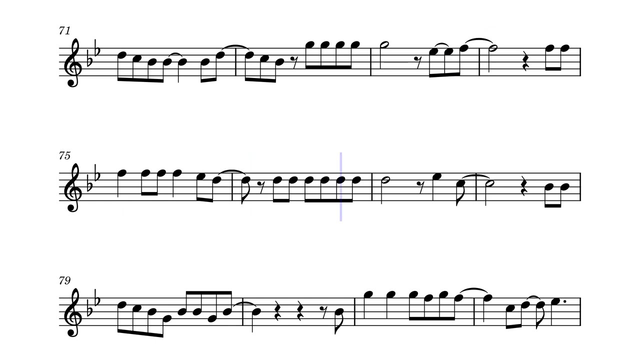 Viva la Vida – Coldplay partitura para Trompeta Sib