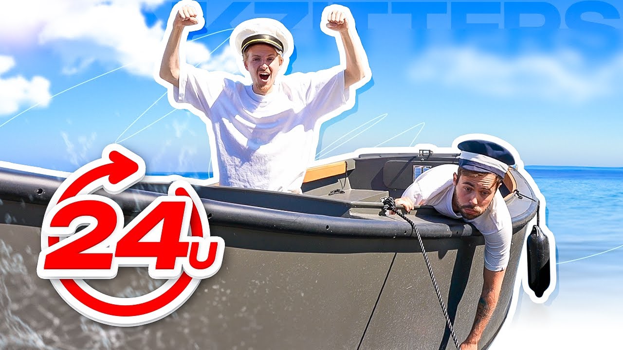 BANKZITTERS OVERLEVEN 24 UUR OP EEN BOOT