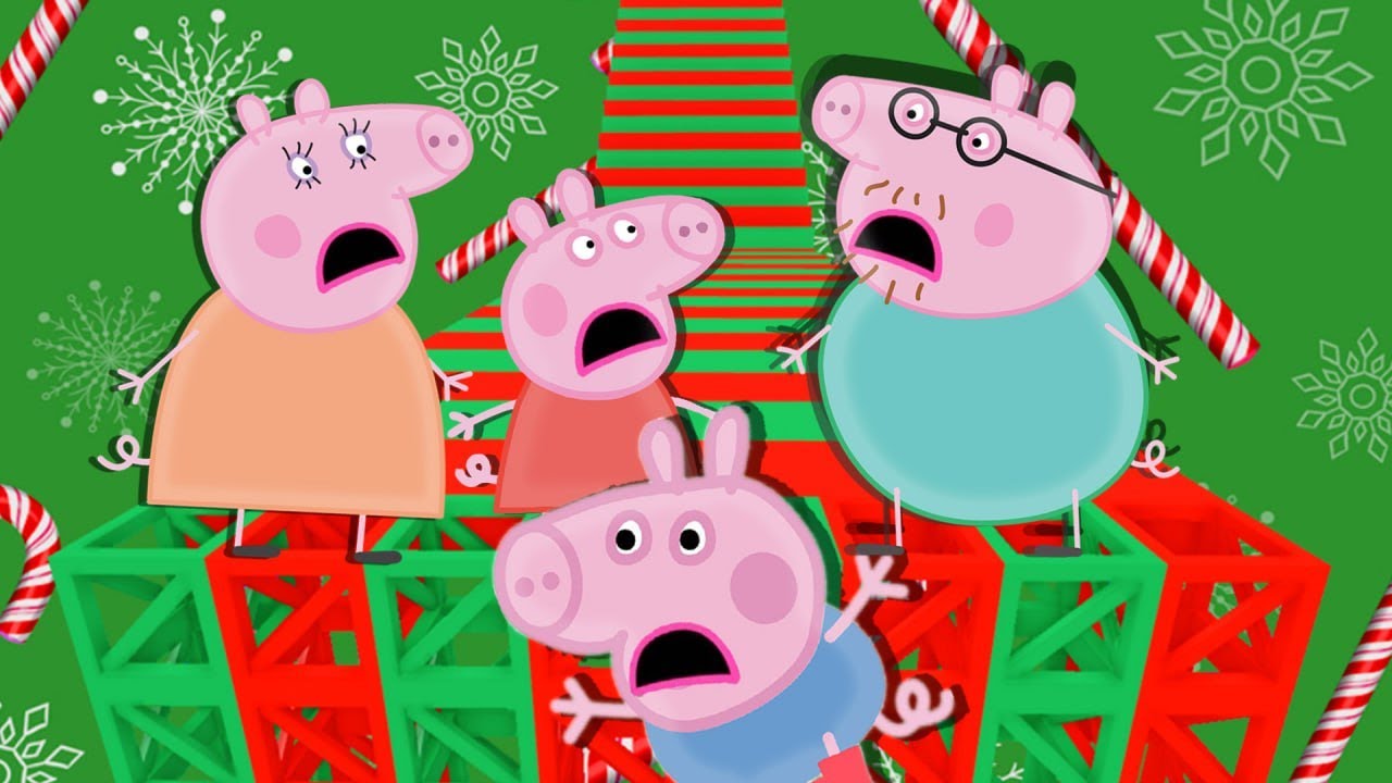 Peppa Pig JUEGA A Obby de Navidad en Roblox! 🎄