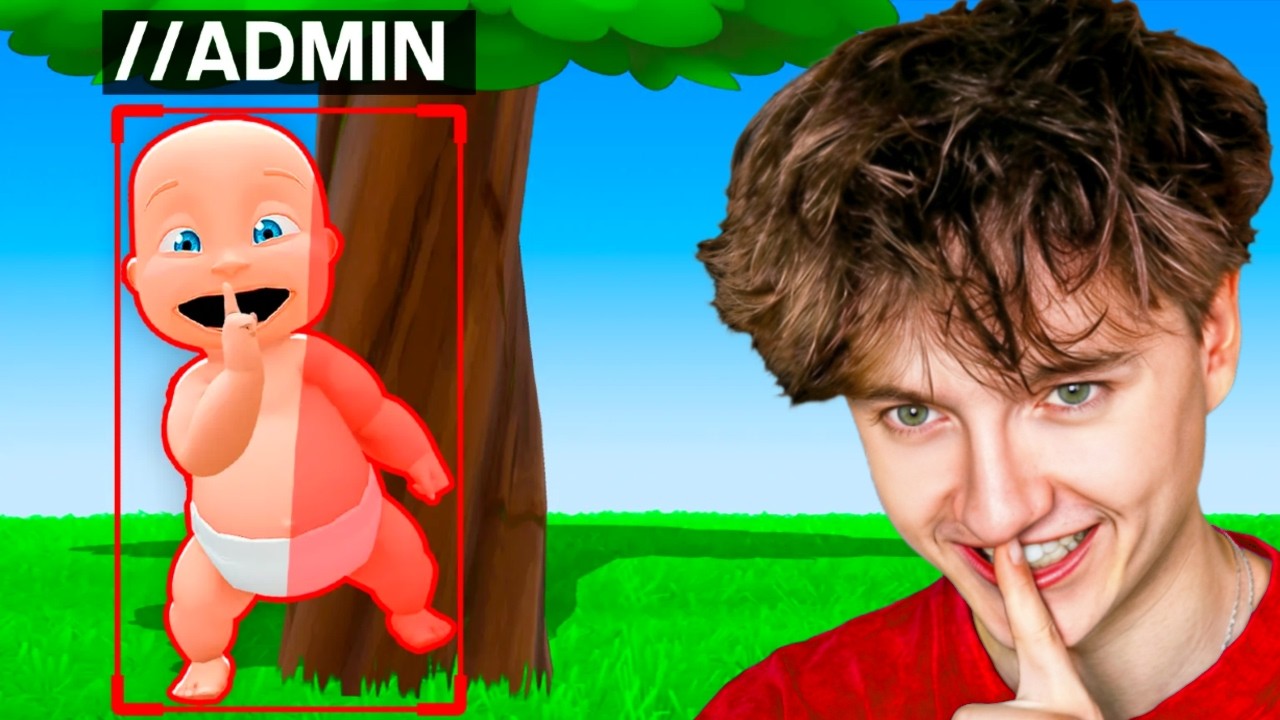 Using ADMIN COMMANDS To CHEAT in Hide and Seek (Whos Your Daddy)
