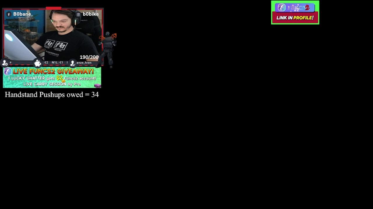 TWITCH SUB = HANDSTAND PUSHUP | !tts !handstand !rewards !giveaway | BALKAN , SLO , ENG 18+ |