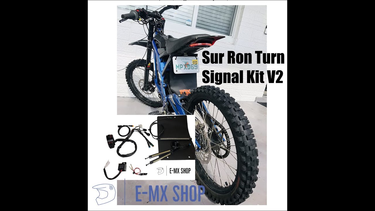 Sur Ron Street Legal Turn Signal Kit Install V2 X160 X260 Talaria E-MX Shop