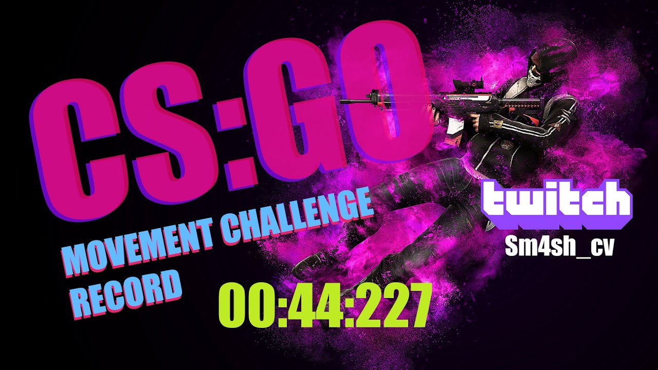 CS:GO Movement Challenge Record 00:44:227