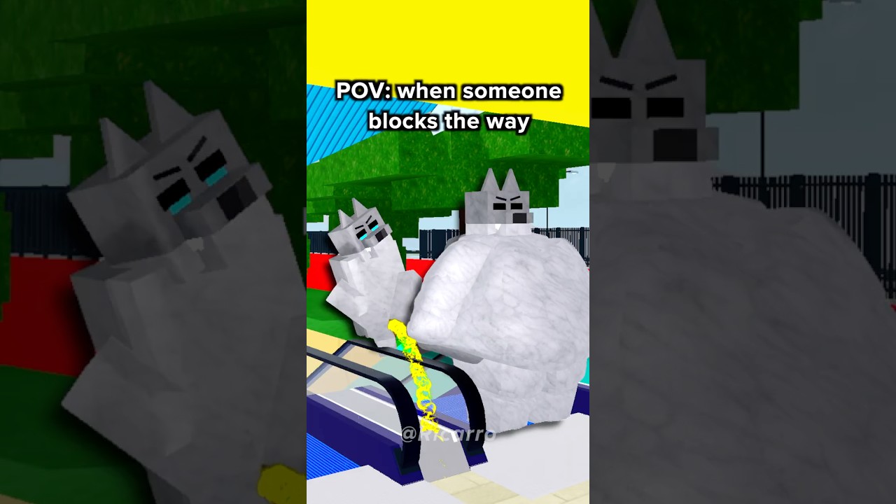 POV: when someone blocks the way